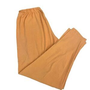 Fast Cotton Yellow Mustard High Waist Pull On Jogger Womens Pants Sz S